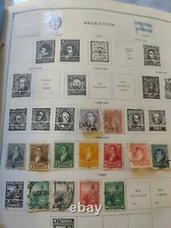 Worldwide stamp collection in Mammoth Scott album. 1868 forward. True vintage