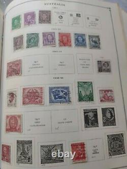 Worldwide stamp collection in Mammoth Scott album. 1868 forward. True vintage