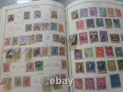 Worldwide stamp collection in Mammoth Scott album. 1868 forward. True vintage