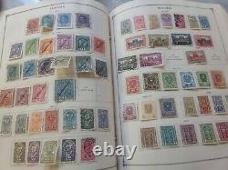 Worldwide stamp collection in Mammoth Scott album. 1868 forward. True vintage