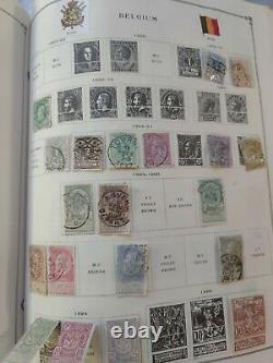 Worldwide stamp collection in Mammoth Scott album. 1868 forward. True vintage