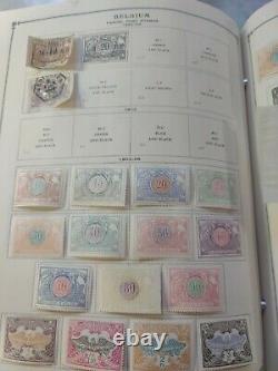 Worldwide stamp collection in Mammoth Scott album. 1868 forward. True vintage