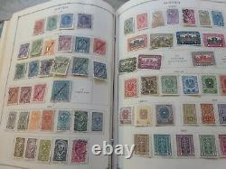 Worldwide stamp collection in Mammoth Scott album. 1868 forward. True vintage