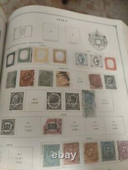 Worldwide stamp collection in Scott international album. 1846 FORWARD. Superb