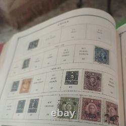 Worldwide stamp collection in grand award Scott album. Collection is 1800s fwd