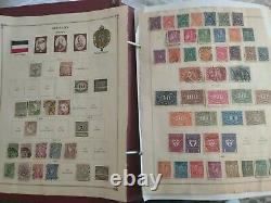 Worldwide stamp collection in old Harris citation album. 1860 forward. Super++