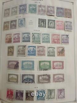 Worldwide stamp collection in old Harris citation album. 1860 forward. Super++