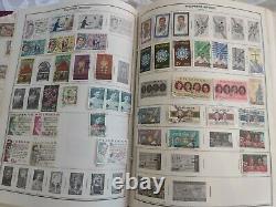 Worldwide stamp collection in old Harris citation album. 1860 forward. Super++