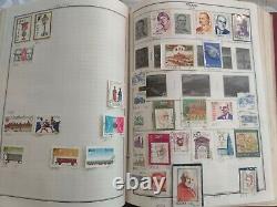 Worldwide stamp collection in old Harris citation album. 1860 forward. Super++