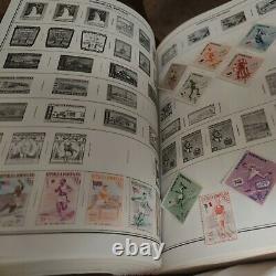 Worldwide stamp collection in perfect Harris album. 1890s fwd. Many countries