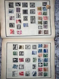 Worldwide stamp collections in albums