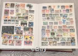 Worldwide stamps collection in Old album / 3500 of Unmounted Stamps