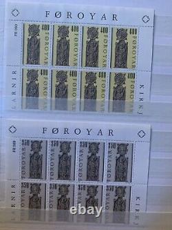 Worldwide stamps collections lots foroyar mint stamp sheets