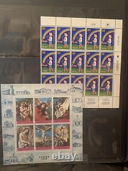 Worldwide stamps collections lots in album pairs & blocks 30 Pages