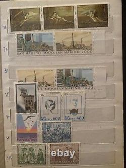 Worldwide stamps collections lots in album pairs & blocks mint & used