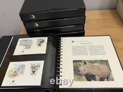 Wwf World Wildlife Fund Mint Stamps + First Day Covers Collection In 6 Albums