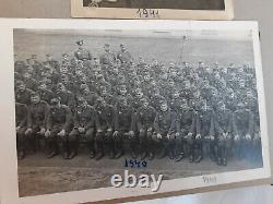 Wwii Era German Family Photograph Album, Inc. Hj, Army, Postcards, Stamps