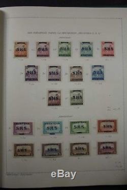 YUGOSLAVIA 1918-41 in 1944 Album with Certificates Stamp Collection