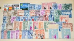 Yemen Collection Of 700+ Stamps Mint & Used Stored In Torn Album On Stock Pages