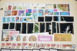 Yemen Collection Of 700+ Stamps Mint & Used Stored In Torn Album On Stock Pages