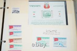 Yemen Collection Of 700+ Stamps Mint & Used Stored In Torn Album On Stock Pages
