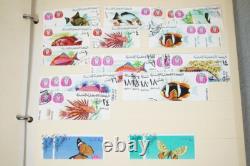 Yemen Collection Of 700+ Stamps Mint & Used Stored In Torn Album On Stock Pages