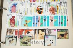Yemen Collection Of 700+ Stamps Mint & Used Stored In Torn Album On Stock Pages