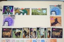 Yemen Collection Of 700+ Stamps Mint & Used Stored In Torn Album On Stock Pages