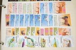 Yemen Collection Of 700+ Stamps Mint & Used Stored In Torn Album On Stock Pages