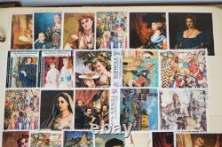 Yemen Collection Of 700+ Stamps Mint & Used Stored In Torn Album On Stock Pages