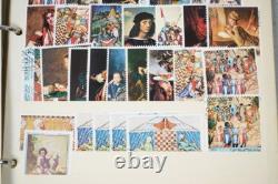 Yemen Collection Of 700+ Stamps Mint & Used Stored In Torn Album On Stock Pages