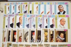 Yemen Collection Of 700+ Stamps Mint & Used Stored In Torn Album On Stock Pages