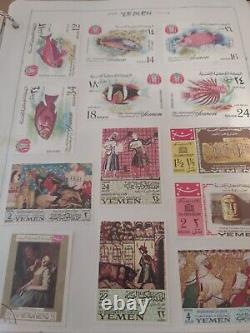 Yemen stamp collection. Nicest around vintage and topical. 1900s forward. View
