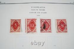 Yugoslavia 1918-1957 Collection Of 625+ Stamps Mint & Used In Scott Album