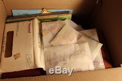 16x14x14 Box 11 Ww Stamp Collection 27 Livres Albums Bolivia Tout Etc Faire Offre
