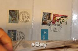 16x14x14 Box 11 Ww Stamp Collection 27 Livres Albums Bolivia Tout Etc Faire Offre