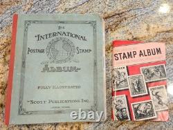 1840-1940 Albums Scott International et The Adventurer – Nombreux timbres du XIXe siècle