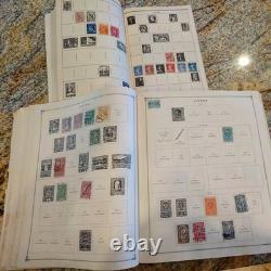 1840-1940 Albums Scott International et The Adventurer – Nombreux timbres du XIXe siècle