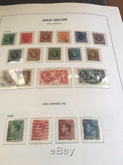 1840 2015 Grande Bretagne Grande Collection De Stamp En Six (6) Albums Davo I VI