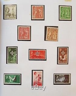 18631998 Malta Grande Collection De 116 Pages Principalement Mnh Dans L'album CV De 1500 £ +