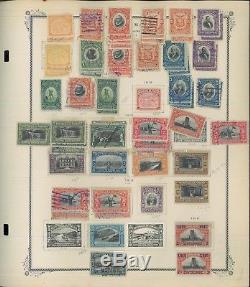 1878-1956 Panama Collection De Timbres-poste Sur Les Pages D'album Valeur Du Catalogue $ 753