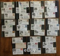 188 Enveloppes Premier Jour, Enveloppes Timbrées De La Collection Album, Lot Des Années 1950-1960