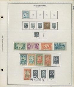 1887-1947 Collection De Timbres Neufs Et D'occasion De La Guyane, Pages D'album D'une Valeur De 1 285 $