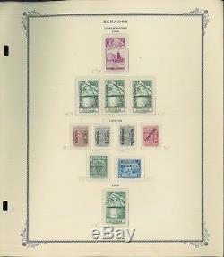 1896-1976 Ecuador Mint / Used Collection De Timbres-poste 89 Pages D'album Valeur 2065 $