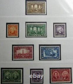 1897-1969 Collection Canada Dans Lindner Hingeless Album F/vf Mnh/mh/mng