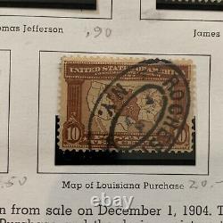 1904 U. S. Louisiane Acheter Jeu De Timbres D'exposition Sur La Page De L'album Partiel