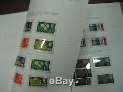 1953 1974 Collection De Timbres Commémoratifs Plain & Phosphor Mnh Collecta Album