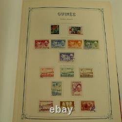 1958-1994 Collection De Timbres De Guinée Française Nouveau & Oblitéré Sur Album