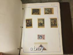 1966-77 1000+ Russie Stamp Collection In Album Mh/used Stamps