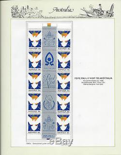 1966 À 1989 Complete Stamp Collection Dans Seven Seas Hingeless Album